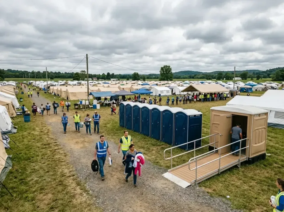 disaster-relief-camp-restrooms-010 — frequently asked questions, Dumpster & Portable Bathrooms Rental in Schofield, WI